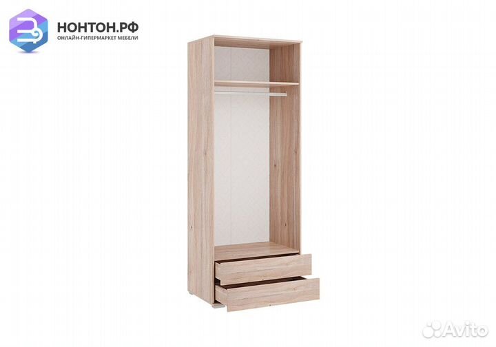 Шкаф двухдверный Лайк 55.01 дуб мария / горчица