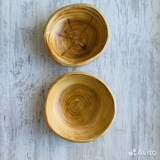 Тарелка деревянная декоративная, поднос, менажница