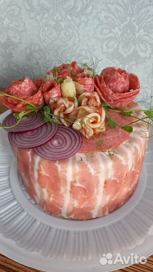 Торт мясной