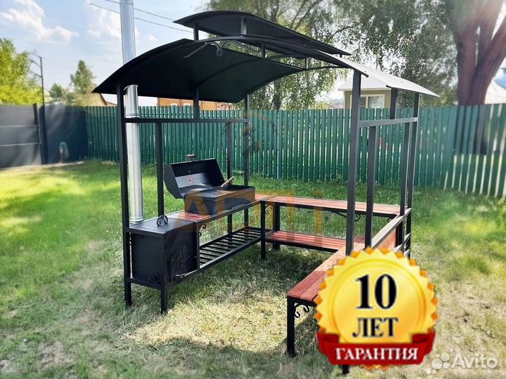 Мангал с печью под казан / от Производителя