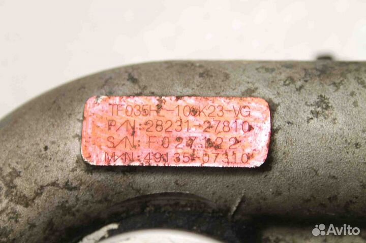 Турбокомпрессор (турбина) Hyundai Santa Fe (CM