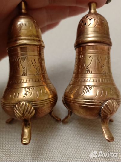 Набор для специй латунь