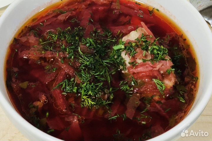 Салаты, супы, вторые блюда домашние