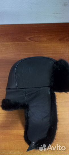 Норковая шапка мужская ушанка