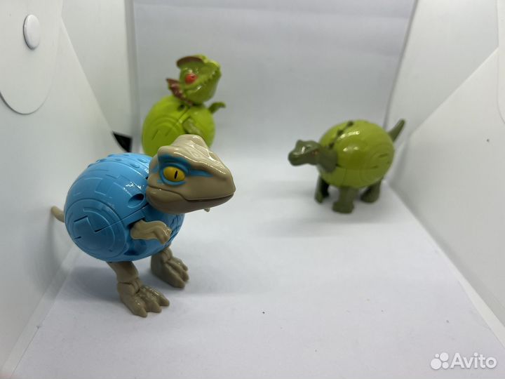 Динозавтра трансформеры яйцо Сбабам Sbabam