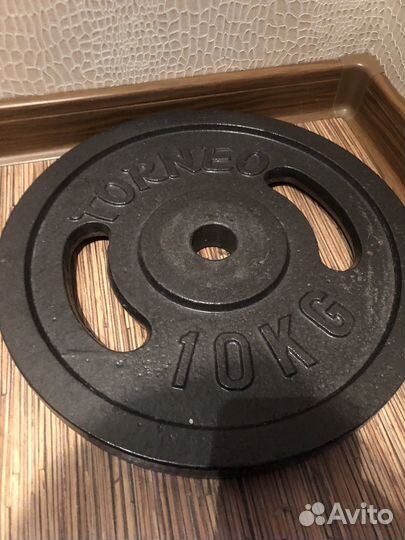 Блин штанги torneo 10кг