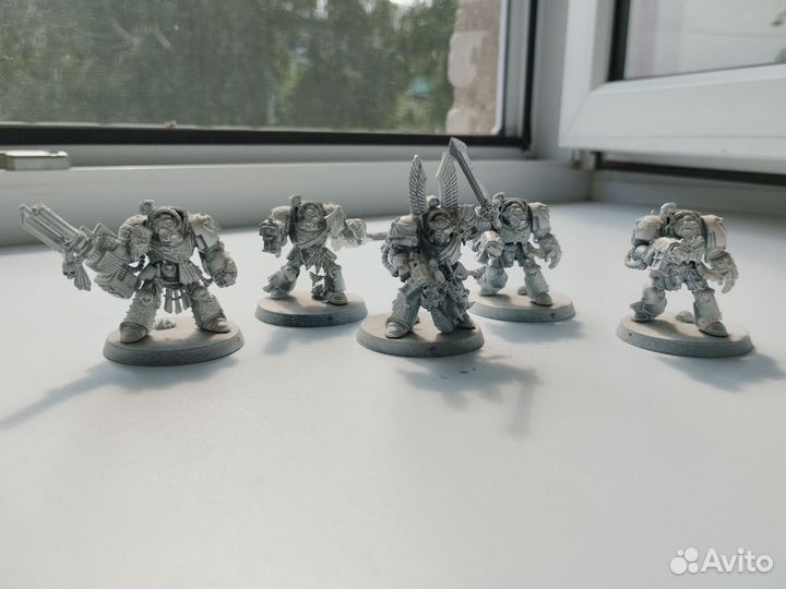 Миниатюры warhammer Терминаторы Темных ангелов