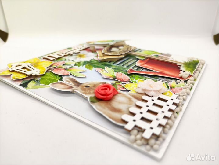 Открытка ручной работы 