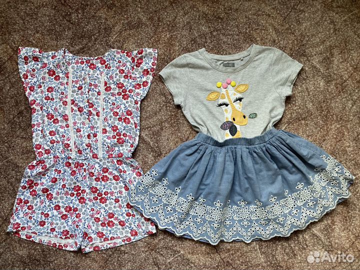 Одежда пакетом для девочки 98-104