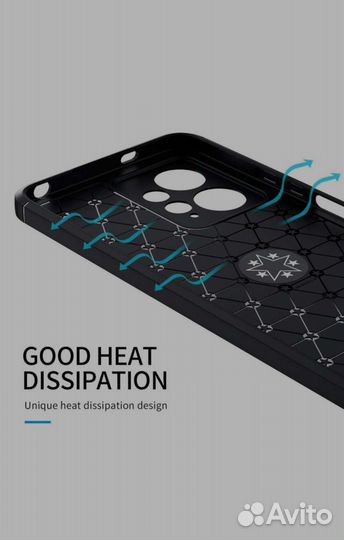 Чехол (бампер) redmi note 12 4G