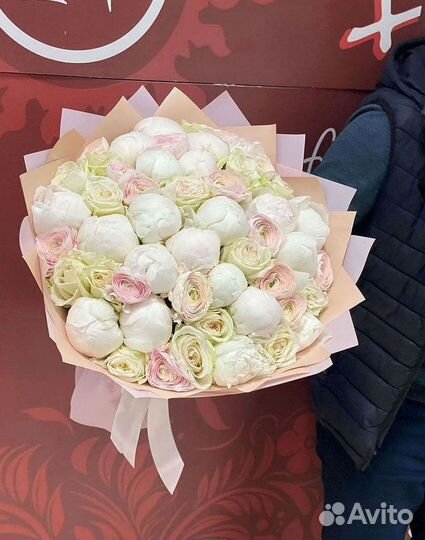 Пионы Букет пионов