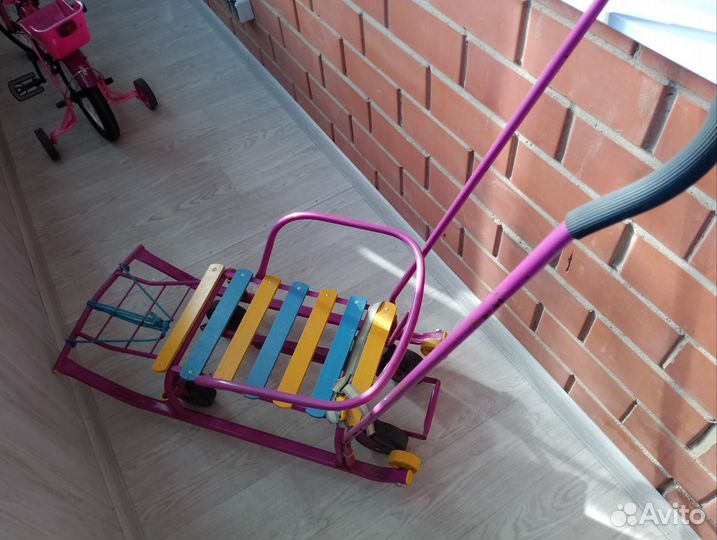 Санки на колесах