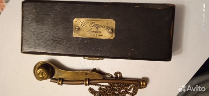 Дудка боцмана в футляре 1915 год