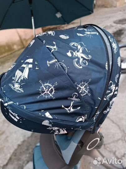 Коляска stokke V5 2 в 1 с аксессуарами