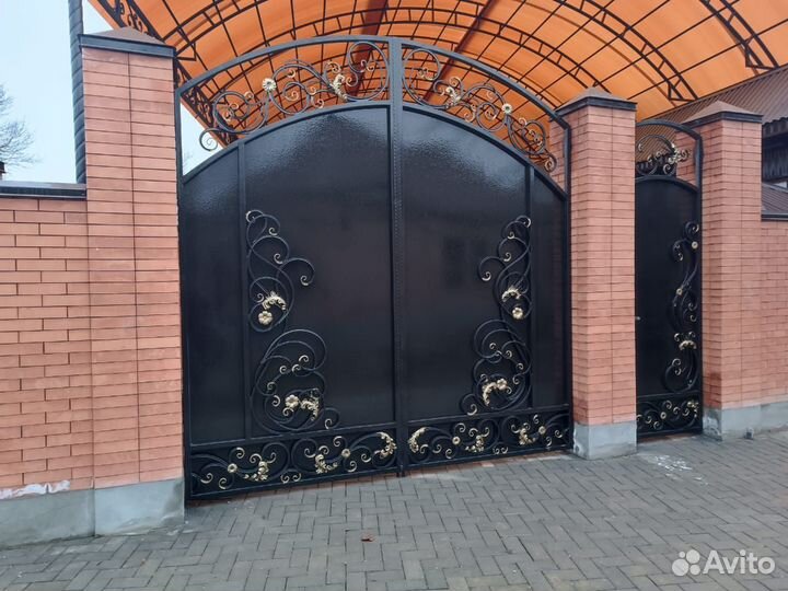 Ворота кованые