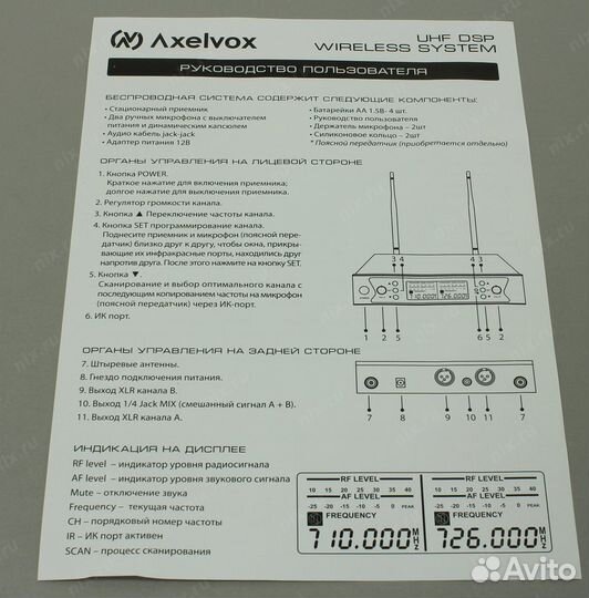 Радиосистема axelvox DWS7000HT (HT Bundle)