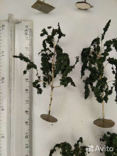 Железная дорога 16мм Березы самодельные 17шт