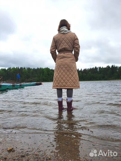 Стеганое пальто женское демисезон 42 44 Lu Lu Lama
