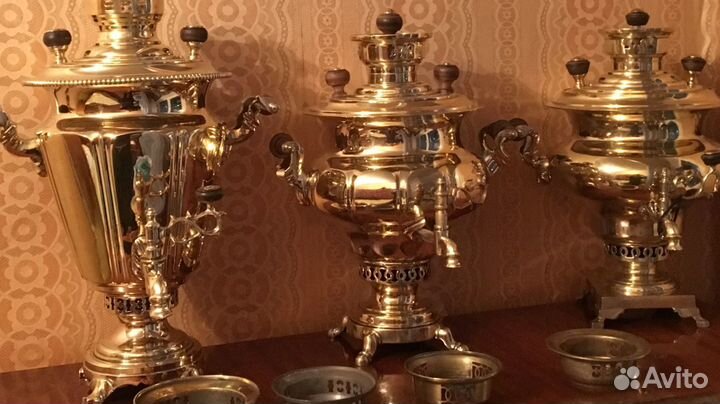 Дровяные угольные жаровые самовары