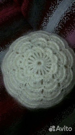 Шапочка из козьего пуха