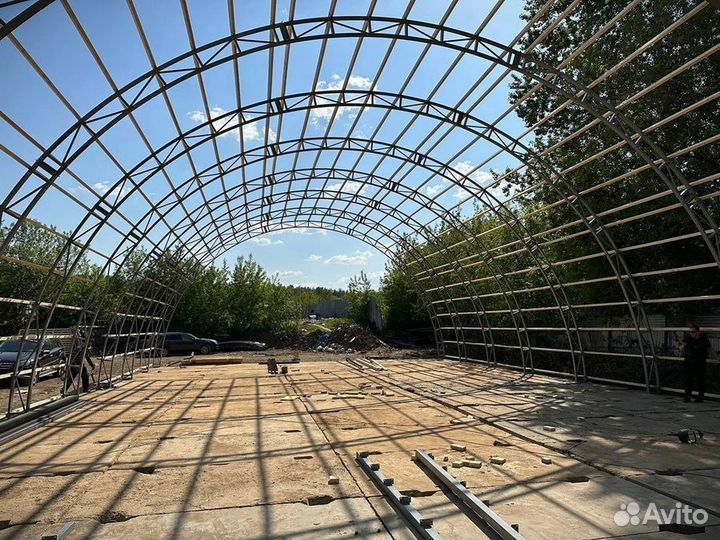 Каркас ангара Арки 12м