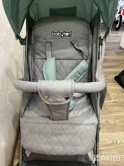 Прогулочная коляска новая Babyton Click Green