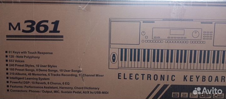 Синтезатор medeli M-361 чëрный