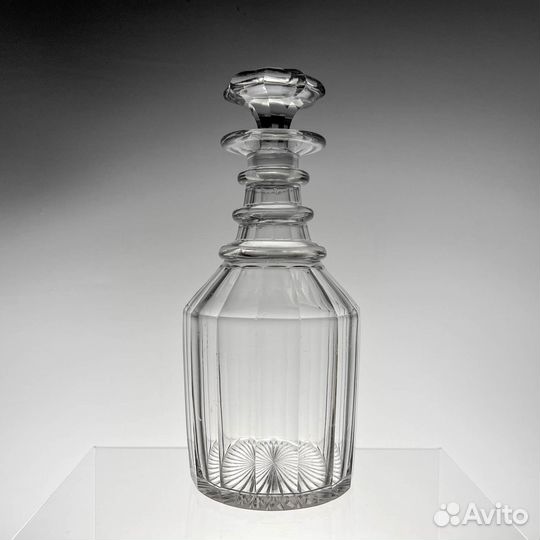 Графин Mushroom. Англия, стекло, 1820-1840 гг