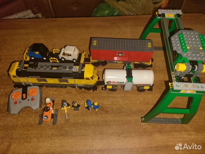 Lego city грузовой поезд