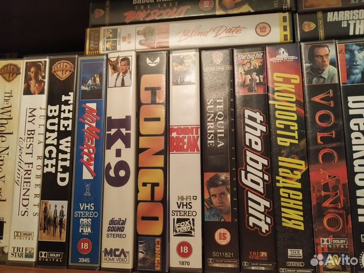 VHS кассеты (новые) с фильмами (запись 2023г.) ч.1