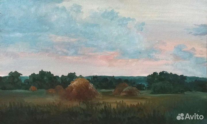 Картина маслом. Пейзаж