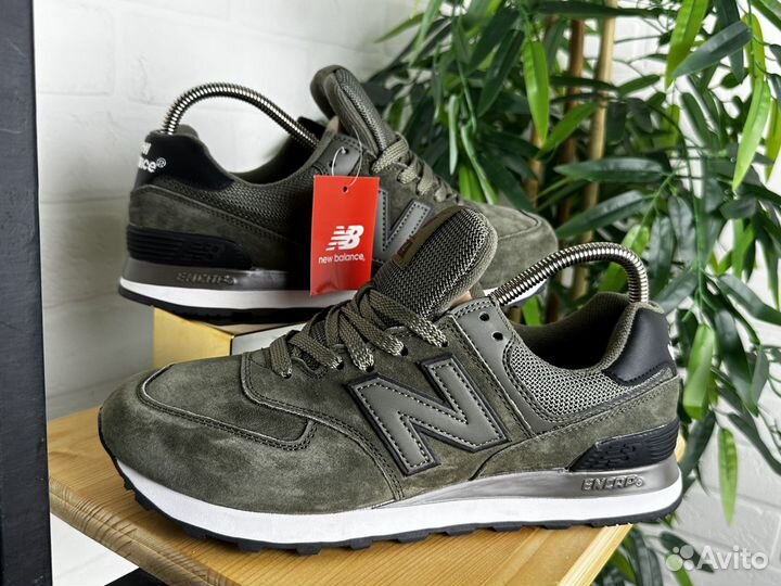 Кроссовки женские New Balance 574 36-41 зеленые