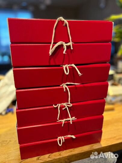 Короб архивный с завязками, папка для бумаг