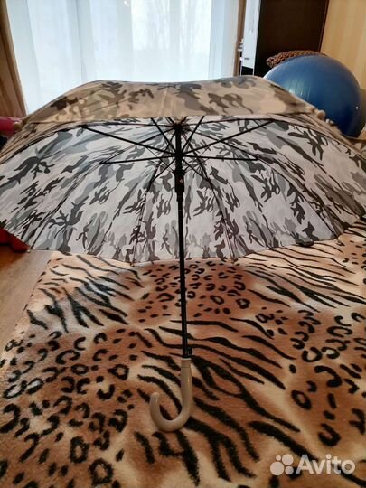 Зонт для мальчика защитного цвета