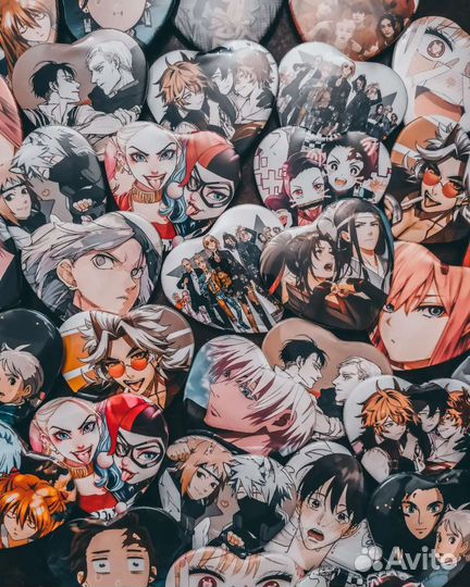 Значки с аниме