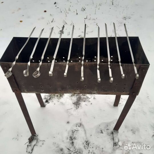 Мангал из жаропрочной нержавейки