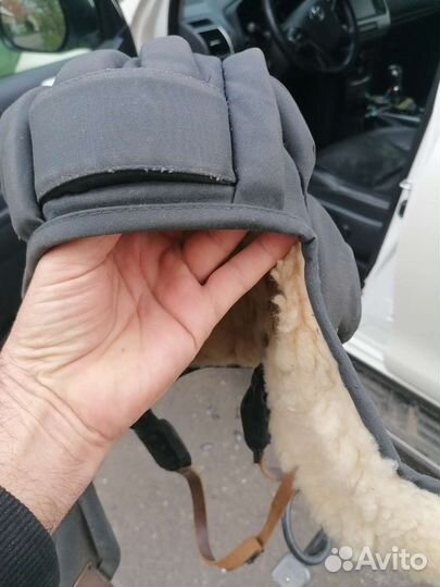 Шлемофон танковый зимний меховой