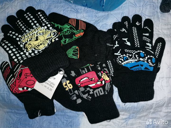 Перчатки двуслойные новые
