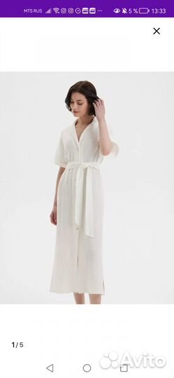 Муслиновое платье 52-54