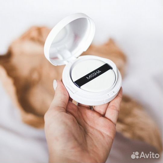 Увлажняющий тональный кушон Missha 21 и 23 тон