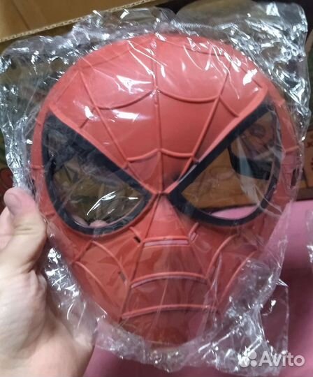 Маска Халк, человек паук, железный человек