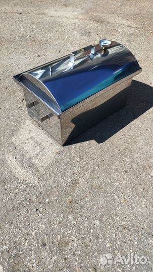 Коптильня гидрозатвором/купольной крышкой Сундучок