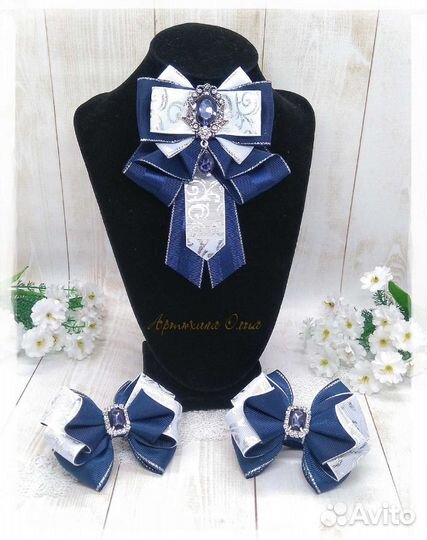 Школьные бантики + галстук