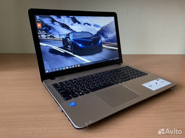 Стильный Ноутбук Asus 4ядра/SSD450gb/Гарантия