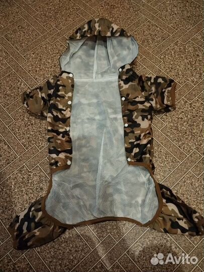 Комбинезон дождевик для собаки