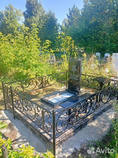 Благоустройство могил,оградки, памятники