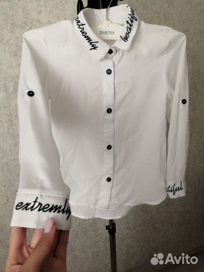 Блузки/водолазки школьные для девочки 128-134