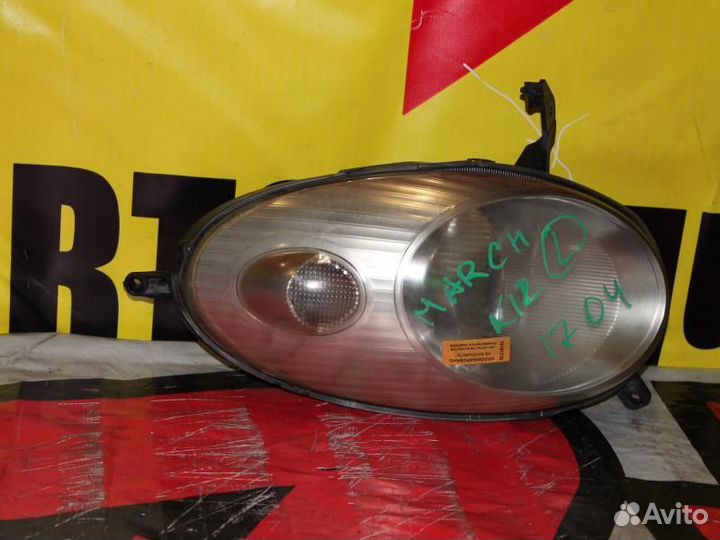 Фара левая Ниссан Марч K12 1704 (1 модель) А710