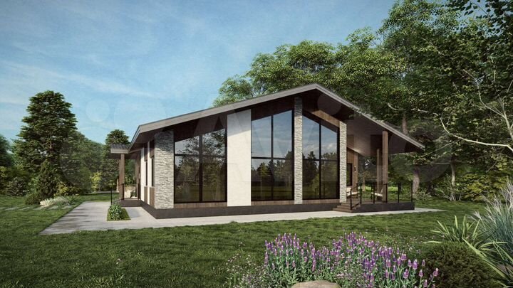 Коттедж 167 м² на участке 10 сот.