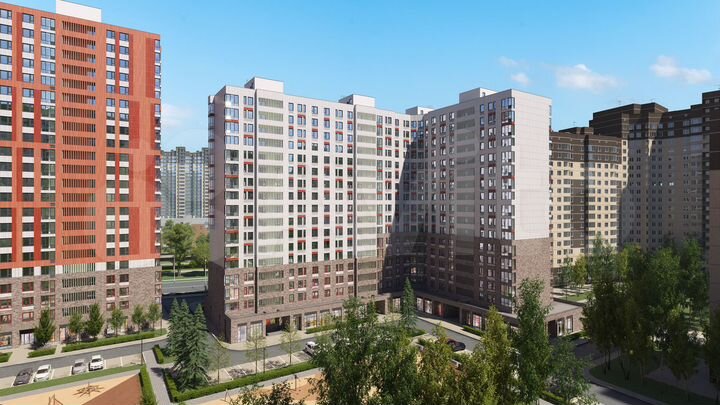 3-к. квартира, 70,1 м², 14/22 эт.